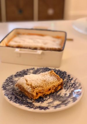 Una foto de Tarta de zanahoria con galletas