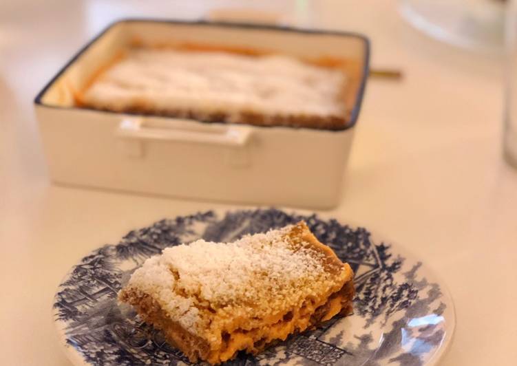 Tarta de zanahoria con galletas