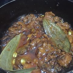 A picture of Soya chaap chunks shahi korma.