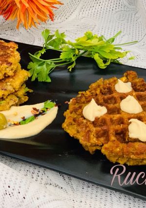 A picture of Falafel Waffle.