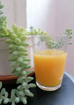 Une photo de Jus pomme poire gingembre orange citron vert