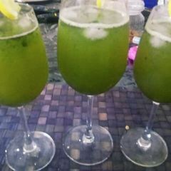 A picture of Minty nimbu pani.