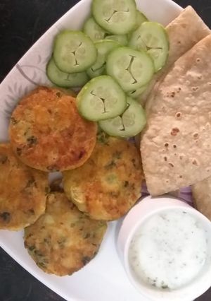 A picture of Veg kabab😋😋😋.
