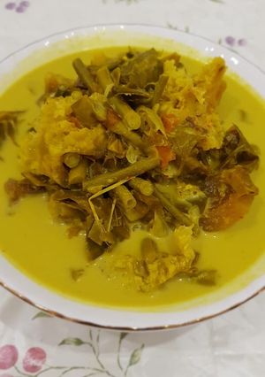 Foto resep Kuah Lemak Daun Melinjo