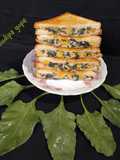 Corn Spinach Sandwich