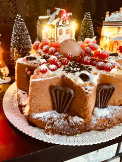 Foto di Stella di Natale con il Pandoro al Tiramisù