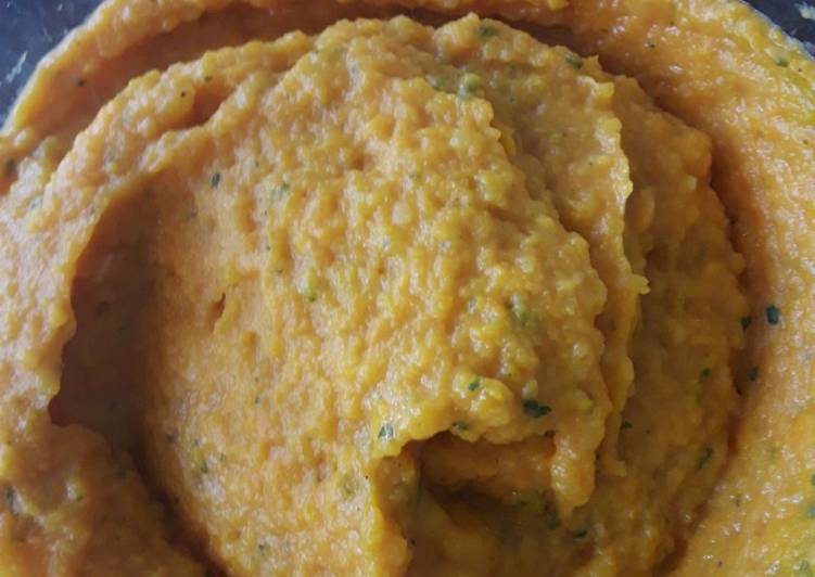 Les Meilleures Recettes de Purée de patate douce et butternut au curry