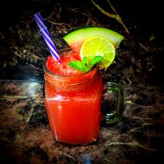A picture of Watermelon mojito.