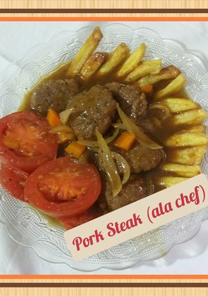 Foto resep Pork Steak (ala chef)