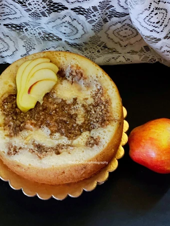 Easy Way Make Apple Streusel Cake / Apple Crumble Cake which So Delicious