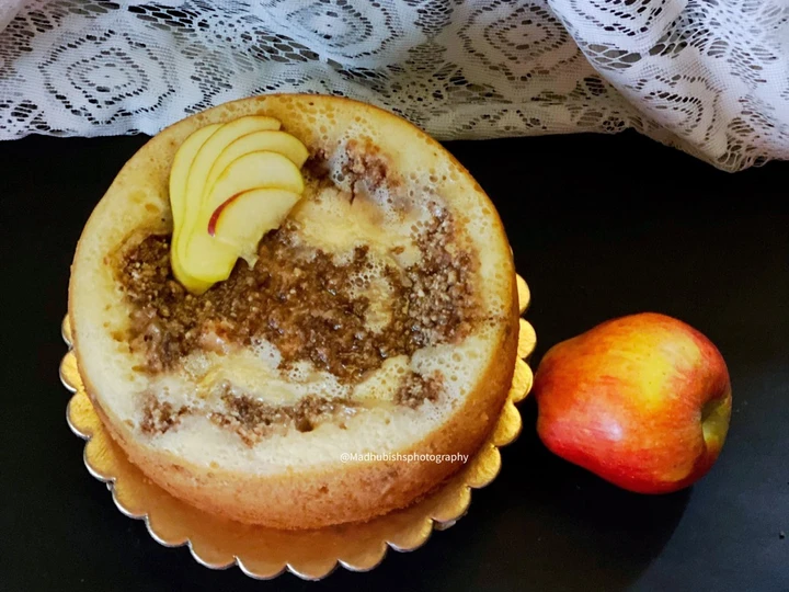 Easy Way Make Apple Streusel Cake / Apple Crumble Cake which So Delicious
