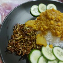 A picture of Bottle Gourd peel Bhaji(lauki k chilkon ki bhaji).