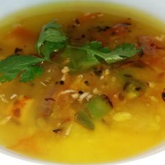 A picture of Dal fry oil free.