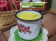 Gambar minuman kunyit bubuk dan jahe