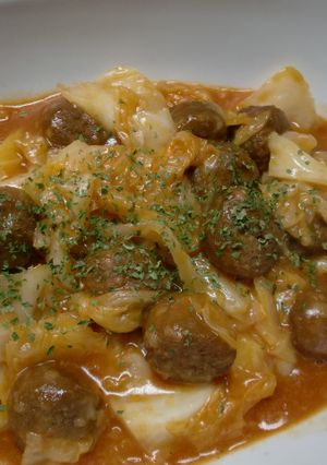 A picture of Second Son's Special ❤ Meatballs with Cheese.