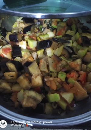 Una foto de Guisado de vegetales
