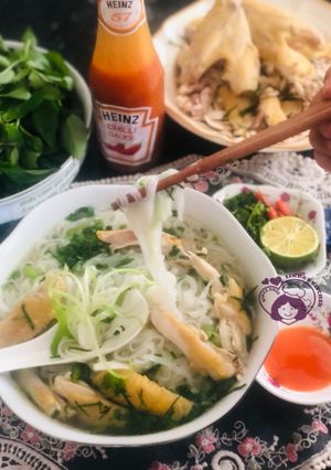 Hình của món Phở gà.