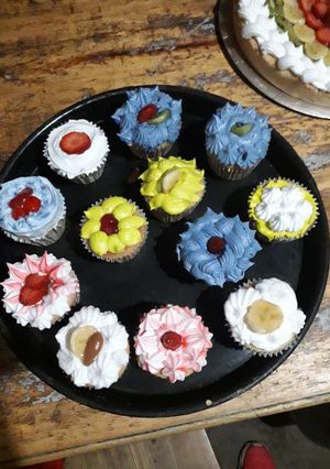 Una foto de Cupcake coloridos!!!.