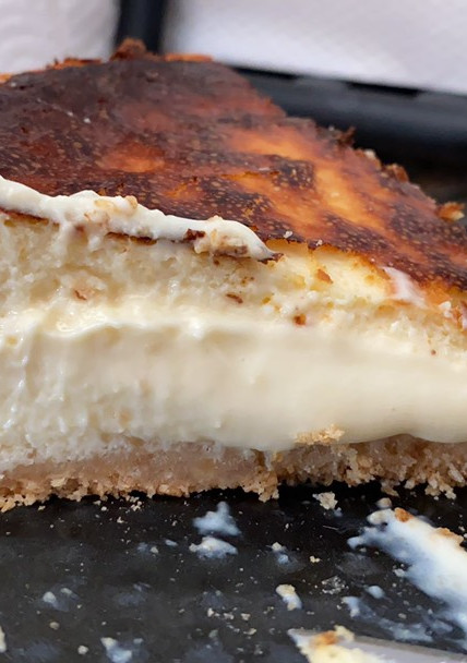 Una foto de Tarta de queso al horno