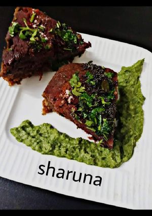 A picture of Beetroot_Carrot_Dhokla.