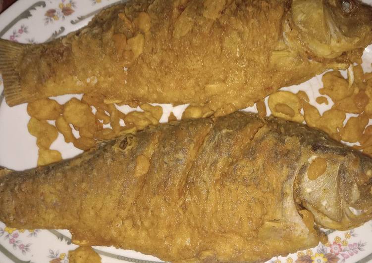 Bahan Membuat Ikan goreng crispy yang simpel