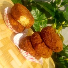A picture of Yam patties.