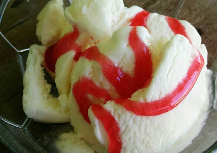 Resep Es krim irit Anti Gagal