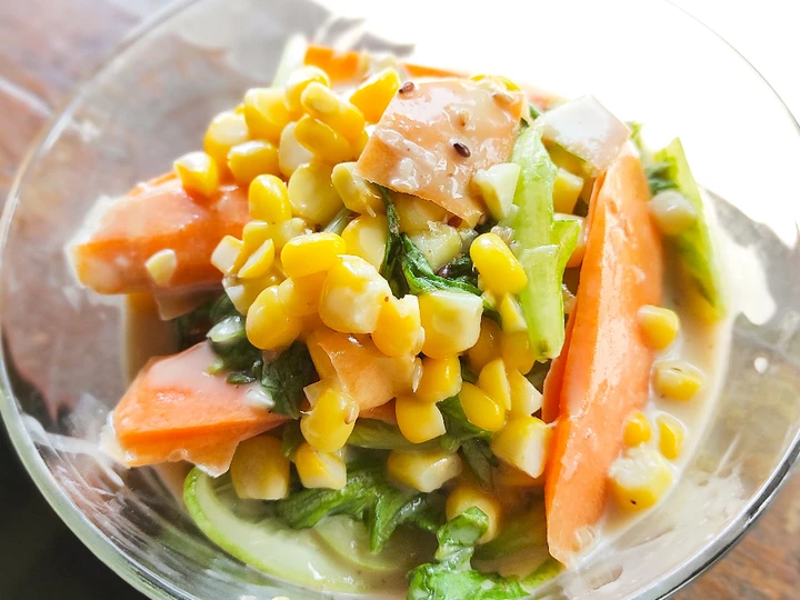 Langkah Gampang Menyiapkan Resep  207. Salad Sayur Simple yang Bisa Manjain Lidah, Lezat Sekali