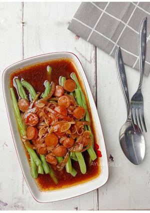 Foto resep Buncis Siram Sosis