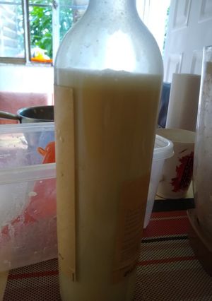 Una foto de Leche de soja natural