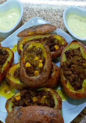 صورة لوصفة قوارب البطاطا
