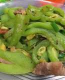 Mướp ngọt xào thịt