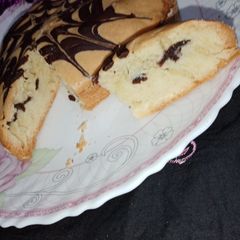 A picture of Choco marble cake in pateela.