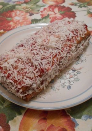 Una foto de Bizcocho de mantequilla fresas y coco