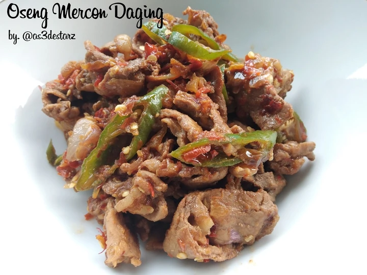 Cara Gampang Membikin Resep Oseng Mercon Daging yang Lezat Sekali Anti Ribet, Lezat Sekali