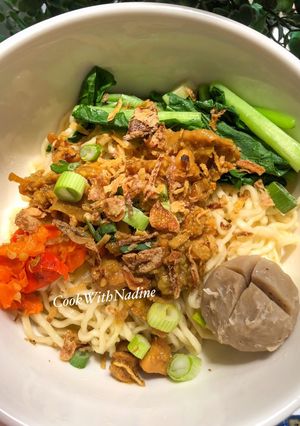 Foto resep Mie ayam wonogiri homemade