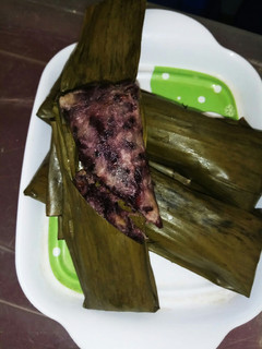 Foto resep Lemang hitam (lemper pisang ketan hitam)