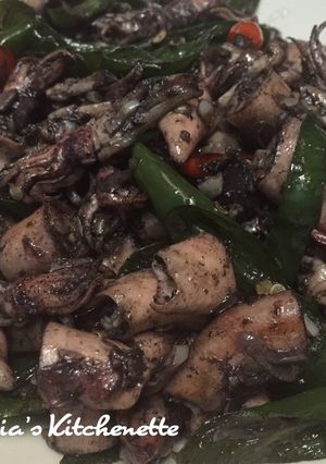 Foto resep Cumi Asin Cabe Hijau