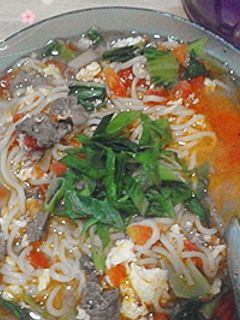 Foto resep Indomie TomPi (Tomat & Daging Sapi)