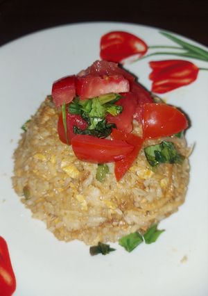 Foto resep Nasi goreng butter garlic jamur paprika