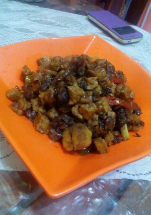 Foto resep Tumis kerang tempe pedas manis 😊