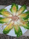 Cogollos de lechuga fritos