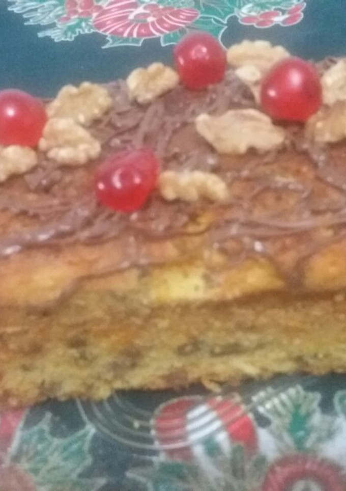 Una foto de Budín de zanahorias c/ pasas y de nueces y fruta abrillantada!