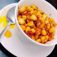 A picture of Sweet corn chat.