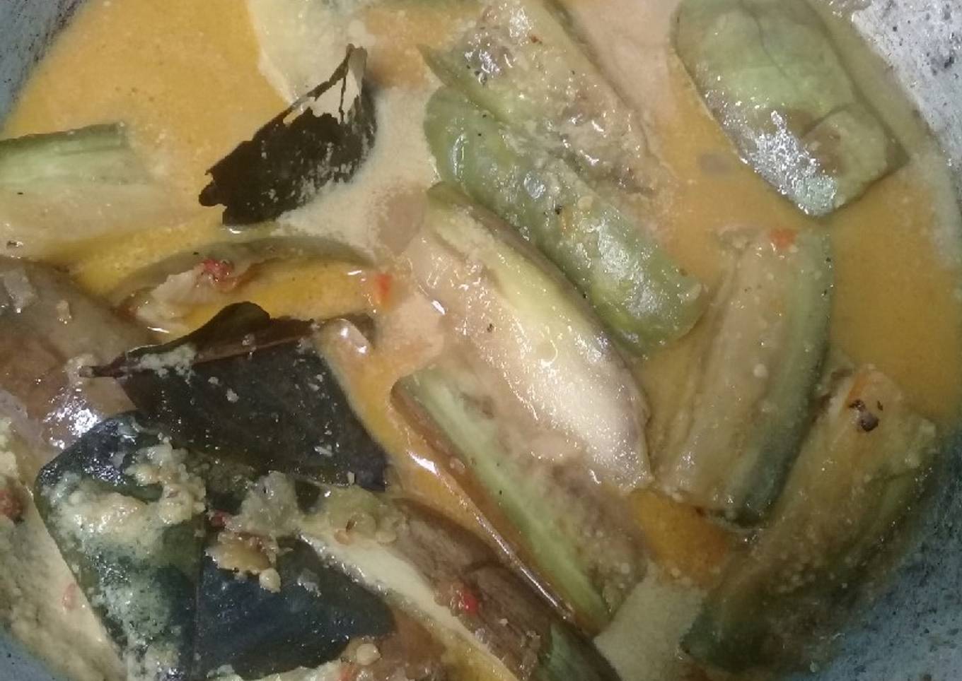 Rendang terung hijau