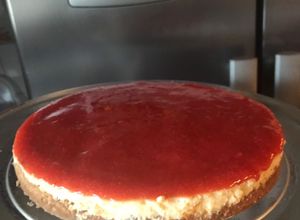 Una foto de Cheesecake new York light. Sin crema de leche. 75 calorías por porción