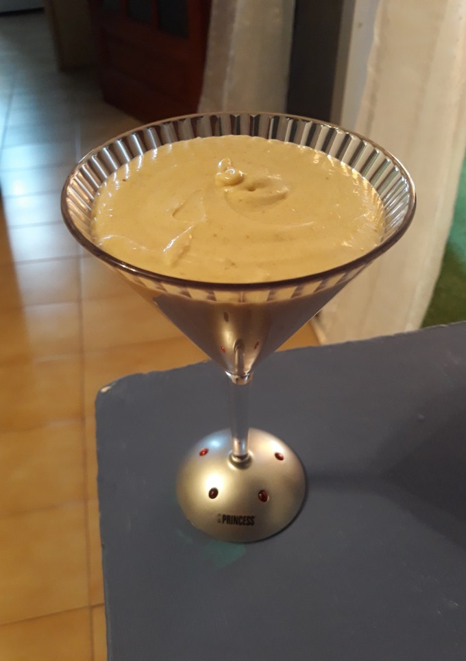 Una foto de Mousse de plátano