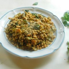 A picture of Cluster beans Paruppu usili.