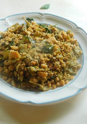A picture of Cluster beans Paruppu usili.