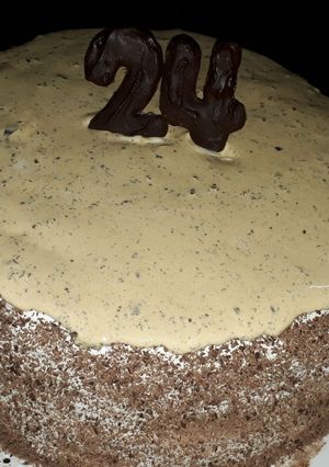 Una foto de Cubierta espesa para torta
